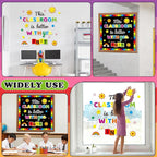 Growth Mindset Bulletin Board Cutouts, This Classroom is Better with You in It Positive Motivational Affirmation Station Classroom Decoration Paper Cutouts for Back to School Chalkboards Wall Decor