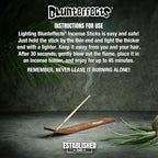 Blunteffects Hand-Dipped Incense Sticks - Premium 144-Pack Variety Set, 12 Different Scents, 11" Long, USA-Made Aromatherapy with Long Burn Time (12 Pack, 144 Total Sticks)