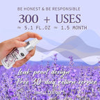 Clean-n-Fresh Toilet Spray, Variety 3 Pack -Lavender, Orange Splash, Peppermint, Bathroom & Toilet Odor Deodorizer, Travel Essentials, Up to 300 Uses, 5.1 Fl Oz