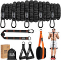 Resistance Bands, Exercise Bands, Resistance Bands for Working Out, Pull Up Assistance Bands, Work Out Bands with Handles for Men and Women Fitness, Strength Training Equipment