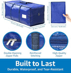 6 Pack Large Moving Bags Heavy Duty – Reusable Storage Bags with Zippers & Handles | Extra-Large Packing Bags for Moving Boxes, Clothes, Bedding, Holiday Décor & Home Storage