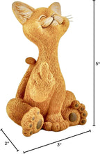 Catitude - Whimsical Cat Raising Middle Finger Figurine - Hilarious Get Ready for Laughs - Stress Relief - Gifts for Cat Lovers,