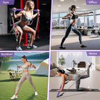 Portable Pilates Bar Kit with Resistance Bands for Men and Women - 3 Set Exercise Resistance Bands - Multifunctional Home Gym - Supports Full-Body Workouts – with Fitness Poster and Video