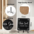 Home Decor, Farmhouse Shelf Decor For Living Room, Boho Aesthetic Table Decorations, Christian Gifts For Women Men, Entryway Tv Stand Fireplace Mantle Coffee Table Decoration (god-16)