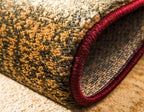 Unique Loom Barista Collection Area Rug - Timor (8' Round, Multi/ Red)