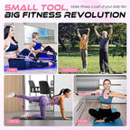 Resistance Bands, Figure 8 Resistance Band, Exercise Bands with Handles, Weights Workout Bands for Arms, Back, Shoulder, Leg, Physical Therapy, Pilates, Home Workout Equipment That Replace Dumbbells