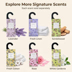 ROSE COTTAGE Large 12 Packs Hawaiian Plumeria Hanging Closet Air Freshener Scented Sachets Long Lasting Smell Goods