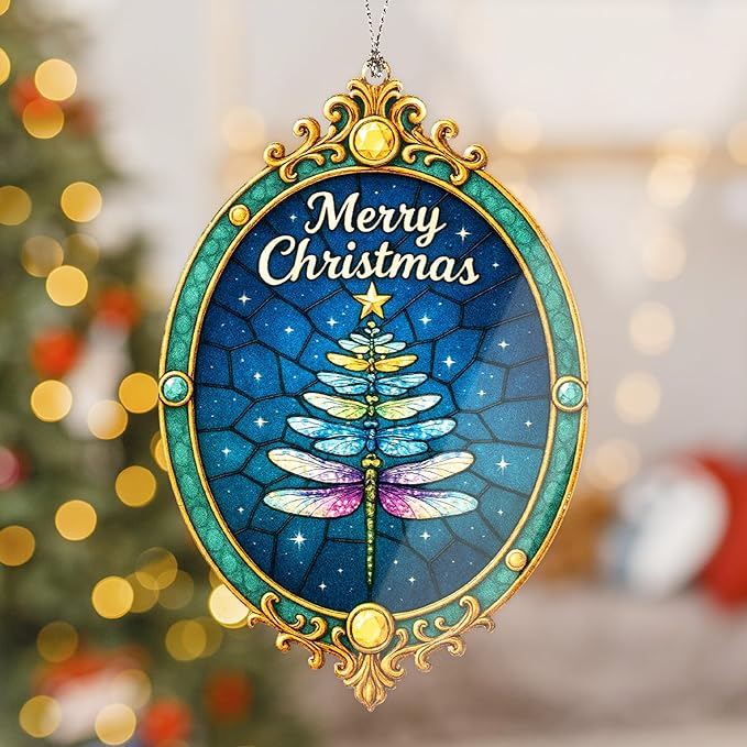 Christmas Women Gifts 2026 - Christmas Ornaments 2026 - Dragonfly Ornament - Dragonfly Gifts for Women - Christmas Women Decoration Ornaments