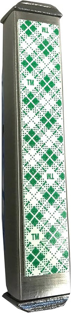 Sparkling Art Glass Mezuzah - Easy Mount Indoor or Outdoor - Weatherproof Metal Case - Gift Box and Non-Kosher Scroll Included - Hand Made in USA - Guaranteed for Life! (Opal Blue)