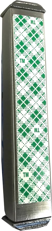 Art Glass Mezuzah, Easy Mount Indoor or Outdoor Weatherproof Metal Case Gift Box and Non-Kosher Scroll Included Hand Made in USA Guaranteed for Life! (Red Vanilla)