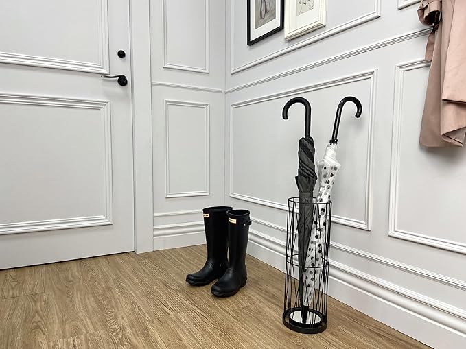 Mango Steam Pluvian Soakstone Umbrella Holder (Regular, Black)