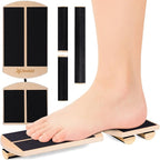 Yes4All 350LBS Professional Wooden Balance Board for Leg Workout, Anti-Slip Rocker Board, Wobble Board for Standing Desk