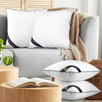 Utopia Bedding Throw Pillow Inserts (Pack of 4, White), 20 x 20 Inches Decorative Indoor Pillows for Sofa, Bed, Couch, Cushion Sham Stuffer