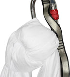 Kojem Aerial Silk Fabric Yoga Swing Kit For Fitness Yoga Inversions Flexibility Core Strength Dance White Nylon Fabric 6.6/13.1 Yards