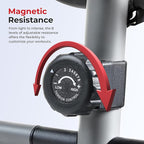 Sunny Health & Fitness Elliptical and Bike Exercise Machine, Ultra Silent Adjustable Resistance Levels Cross Trainer for Home Gym with Pulse Rate Grips, LCD Monitor via Bluetooth SunnyFit App Access