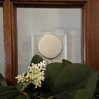 Haute Decor Attract Magnetic Wreath Hanger (Textured Silver) - Set of 2 Magnets - for 2 Metal Doors/Surfaces or 1 Single-Pane Glass Door/Window -Will not Work on Double-pane Glass or Thick Glass