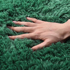 Rugs for Bedroom 4x6, Soft Shaggy Modern Shag Area Rug for Living Room, Upgrade Non-Slip Plush Fluffy Carpet for Kids Boys Girls Room Home Decor Aesthetic, Blackish Green