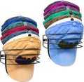 Hat Organizer for Baseball Caps, 2-Pack Black Metal Hat Rack for Wall Door, Adhesive/Wall Mounted Hat Storage Holder Small Closet Organizers and Storage Solution Ideas