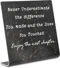Retirement Gifts for Women,Men, Co-workers, Retired Gifts Goodbye Coworkers Leaving New Job Gifts Office Retirement Decorations On Shelf Table Desk for Living Room Office Bedroom dksg6