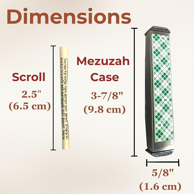 Sparkling Art Glass Mezuzah - Easy Mount Indoor or Outdoor - Weatherproof Metal Case - Gift Box and Non-Kosher Scroll Included - Hand Made in USA - Guaranteed for Life! (Deep Cobalt)