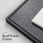 Large 3D Textured Framed Black and White Abstract Wall Art, 3 Piece Modern Wall Paintings Artwork for Walls, Minimalist Black White Geometric Pictures for Living Room, Hallway, Dining Room Wall Decor