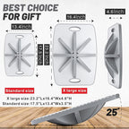 Professional Wooden 360° Rotating Balance Board, Anti-Slip wobble board, 500 lbs Capacity. Perfect for under-desk standing, physical therapy, rehab, core & stability training, and fun for all ages.