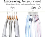 TOPIA HANGER Metal Hangers 30 Pack, Non Slip Clothes Hangers Space Saving, Heavy Duty Rubber Coated Wire Hanger for Coat, Shirt, Dress, Pants-Grey, CT12G30