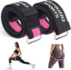 Booty Bands for Working Out, Blood Flow Restriction Bands for Women/Men, Adjustable Velcro Occlusion Resistance Bands BFR Training Bands for Glutes & Hip Building 2 Pack