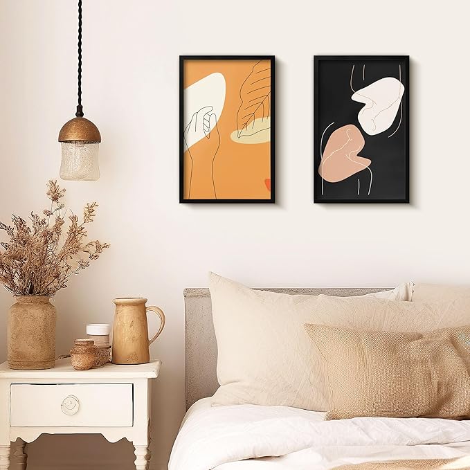LaVie Home 11x17 Picture Frame Black Set of 10, Display 8x12 with Mat or 11 x 17 Without Mat Picture, Photo Frame Collage for Wall Gallery or Table Deco, Hanging or Tabletop Display