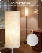 Dimmable Floor Lamp for Living Room with RGB Colors, Color Changing Ambient Lighting, Corner Standing Lamp for Bedroom - Remote, Foot Switch, Timer, Warm Cool White, 10W Smart Bulb Included RE06LD05W1