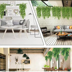 2Pcs Artificial Eucalyptus Teardrop Wreath Greenery Swag, 35 Inch Long Hanging Eucalyptus Leaves Fake Plant Garland, Spring Summer Teardrop Swag for Front Door Indoor Outdoor Wall Window Decor