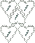 5-Pack 14 Inch Wire Wreath Frame – Heart Metal Wreath Form with Heart Design for DIY Crafts, Floral Projects, and Home Decor – Dark Green Wire Frame for Christmas Holiday & Weddings