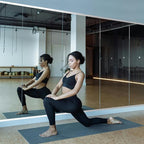 Ruomeng Home Gym Mirror, 55''x24''x2PCS Full Length, Large Frameless Body Mirror Tempered Glass for Gym, Workout, Yoga, Garage, Dance Studio