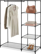 Whitmor Modern Industrial Freestanding Closet Organizer
