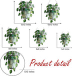 Cascading Ivy Leaf Acrylic Suncatcher, Boho Suncatchers for Window Hangings, Stained Glass Effect Indoor Outdoor Garden Decor for Monstera Lover, Gifts for Mother's Day, Mom, Grandma, Wife, Women