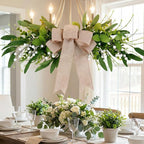 Floral Swag Artificial Green Eucalyptus Swag with Olives Leaves Mixed Berry Front Door Twigs Leaves Greenery Decorative Swag for Farmhouse Wedding Arch Party Wall Home Indoor Outdoor Holiday Decor