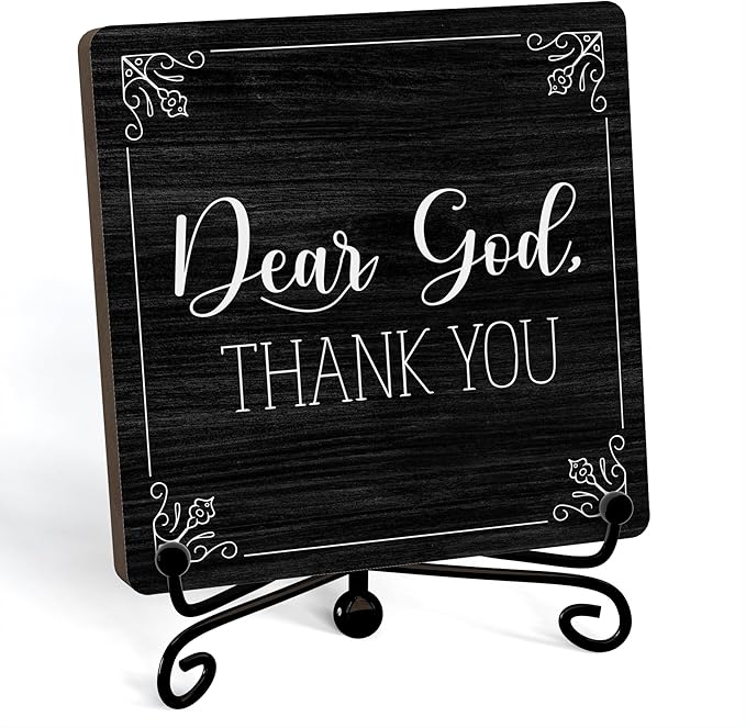Home Decor, Farmhouse Shelf Decor For Living Room, Boho Aesthetic Table Decorations, Christian Gifts For Women Men, Entryway Tv Stand Fireplace Mantle Coffee Table Decoration (god-16)