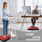 Yes4All Balance Pad, Nonslip TPE Foam Balance Pad with Upgraded Sizes - L, XL, XXL Balance Mat for Fitness, Yoga & Stability Training - Multicolor Options