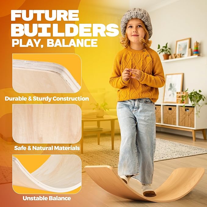 wobble board for kids | slack board | exercise equipment | balance board for adults | toddler toys | kids outdoor toys | stretching equipment | montessori toys