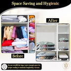 Vacuum Storage Bags 15 Pack with Hand Pump – Heavy Duty Space Saver Compression Bags for Clothes, Bedding, Travel & Home Storage