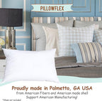 Pillowflex Synthetic Down Pillow Insert - 12x24 Down Alternative Pillow, Ultra Soft, Large Rectangle, Lumbar, Travel, Neck, Sleeping Pillow - 1 Decorative Pillow Form