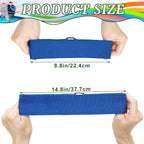 Augshy 3 Legged Race Bands, Assorted Colors Elastic Tie Rope Resistance Bands for Relay Race Game Carnival Field Day Backyard Game Party Supplies