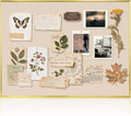 Linen Bulletin Board 24" x 18", Fabric Pin Board with Gold Aluminum Frame, Decorative Vision Board for Home Office, Bedroom & Dorm Wall Decor, Includes 10 Push Pins, Beige