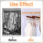 2Pcs Anti Slip Multi Hook Coat Racks,Bra Hangers for Closet Organizer with 8 Hooks 360 °Swivel Belt Hanger for Closet for Belt, Tie, Tank Top, Bra, Scarf (Brown)