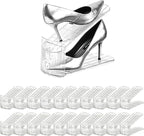Shoe Slots Organizer，20 Pack Shoe Stackers for a Pair of Shoes,Adjustable Shoe Rack with Three Levels
