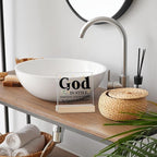 Farmhouse Decor, Acrylic Christian God Home Decorations, Aesthetic Entry Way Table Shelf Decor, Living Room Table Accessories, Boho Office Decorations For Work (02)