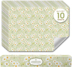 Chamomile Scented Drawer Liners for Dresser Drawers (10 Large Sheets, 19.7" x 14.4") - Non Adhesive Drawer Paper Liner for Bedroom Dresser & Closet Shelves by Linda’s Essentials