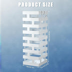 Tudomro Umbrella Stands for Entryway Large Metal Umbrella Holder 6.3 x 5.5 x 16.5 Inches with Removable Water Tray and Hooks Decor Freestanding Rectangular Storage Hollow Rack for Home Office (White)