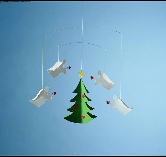 Angels of Love Hanging Mobile - 17 Inches - High Quality - Handmade in Denmark by Flensted