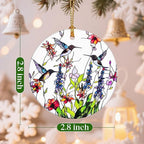 Hummingbird Hanging Ornament, Christmas Ornaments, Xmas Decorations for Tree, Ornaments for Christmas Tree, Holiday Ornament, Hummingbird Gifts, Holiday Party Gifts, and Xmas Gift Ideas